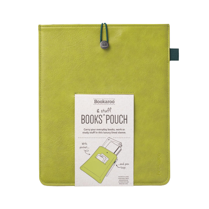 Bookaroo Books & Stuff Pouch - Chartreuse