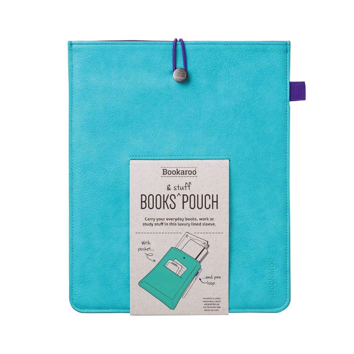 Bookaroo Books & Stuff Pouch - Turquoise