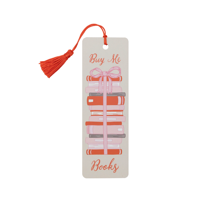 Buy Me A Book Stack Bookmark
