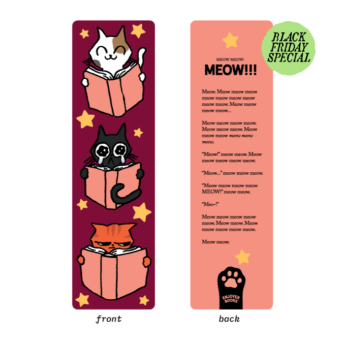 SALE: Cat Tales Bookmark