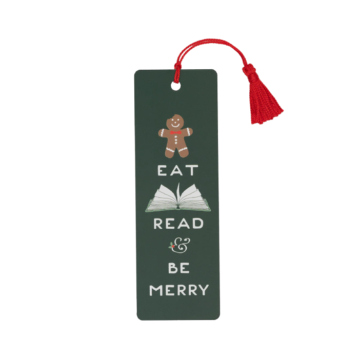 Eat, Read, & Be Merry Bookmark