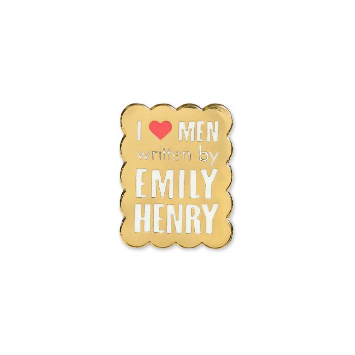 I Love Men Written by Emily Henry Enamel Pin