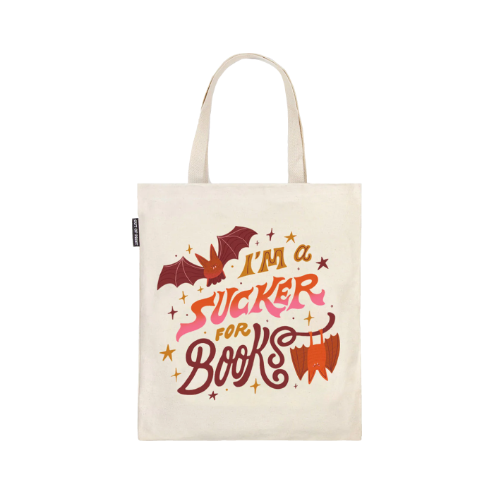 I'm a Sucker for Books Tote Bag