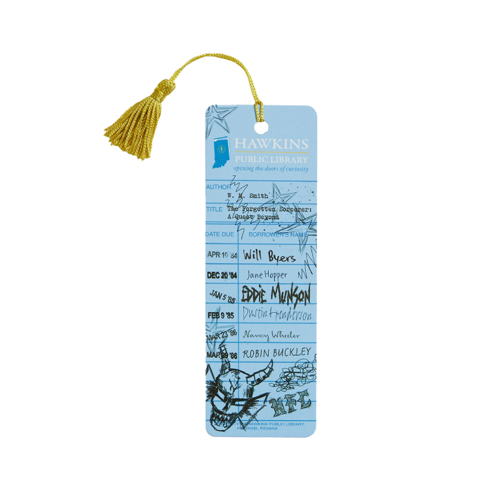 Stranger Things: Hawkins Public Library Bookmark
