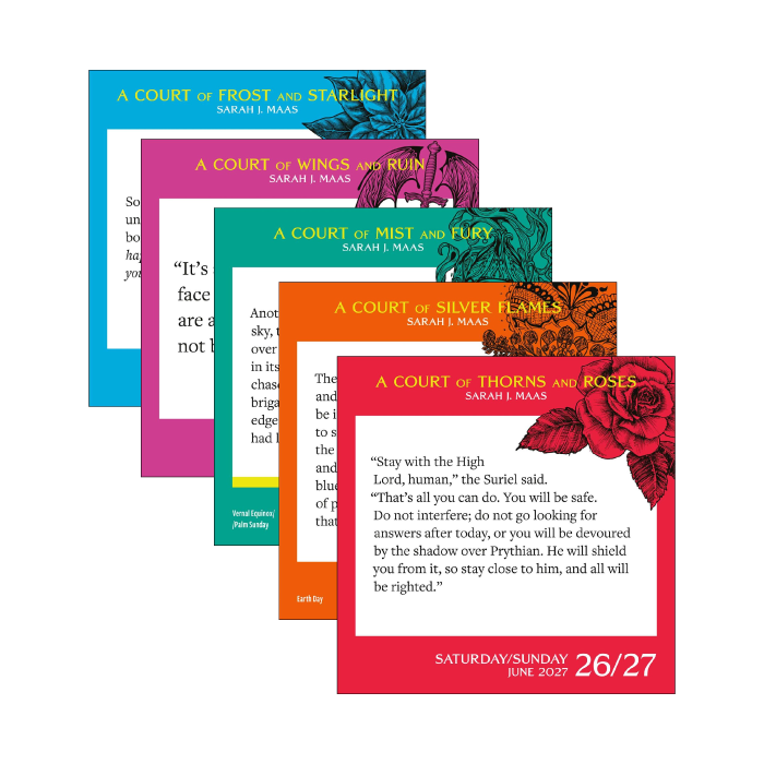A Court of Thorns and Roses 2027 Day-To-Day Calendar