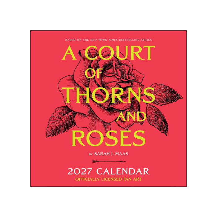 A Court of Thorns and Roses Fan Art 2027 Wall Calendar