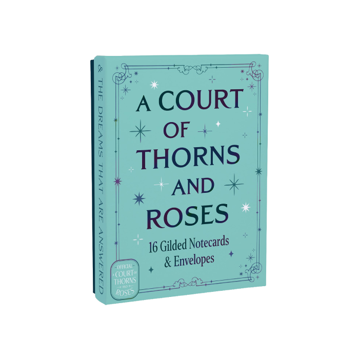 A Court of Thorns and Roses Gilded Notecards and Envelopes - Set of 16