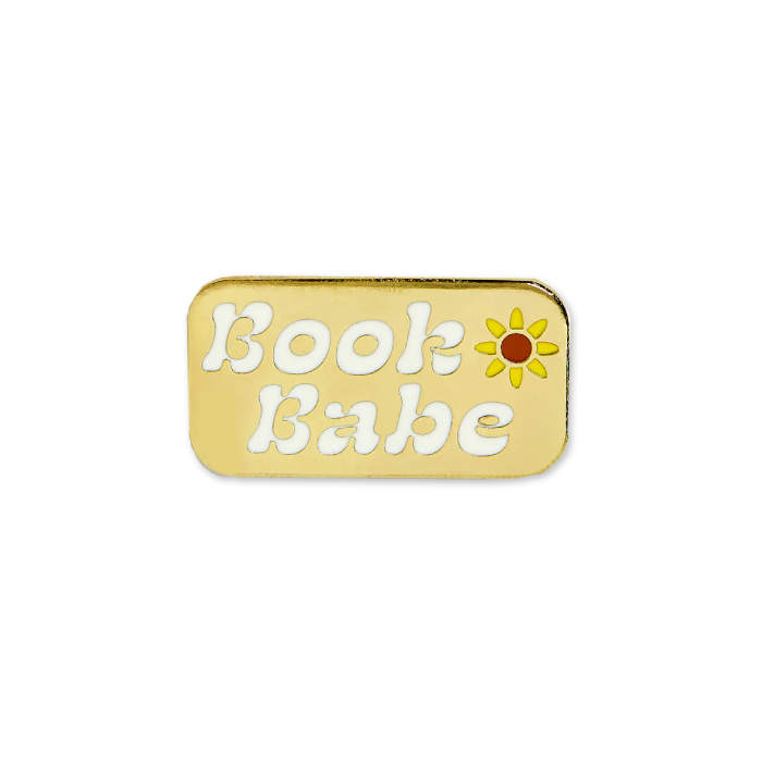 Book Babe Enamel Pin
