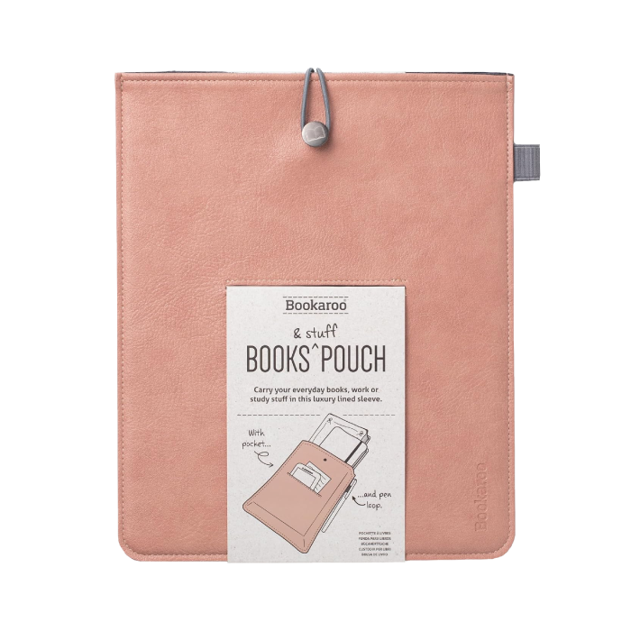 Bookaroo Books & Stuff Pouch - Blush