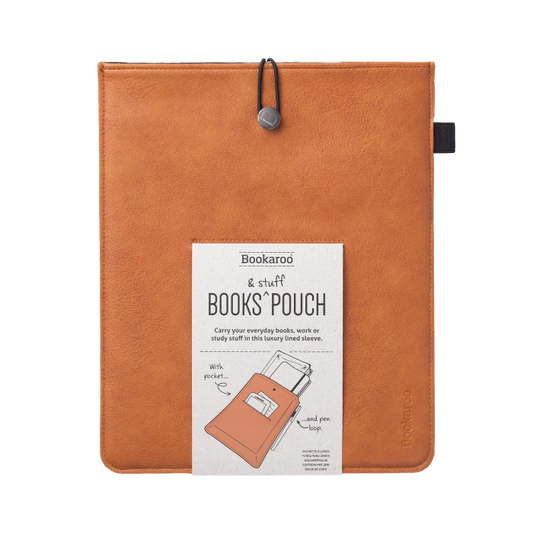 Bookaroo Books & Stuff Pouch - Brown