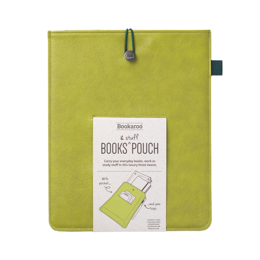 Bookaroo Books & Stuff Pouch - Chartreuse