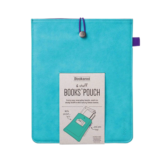 Bookaroo Books & Stuff Pouch - Turquoise