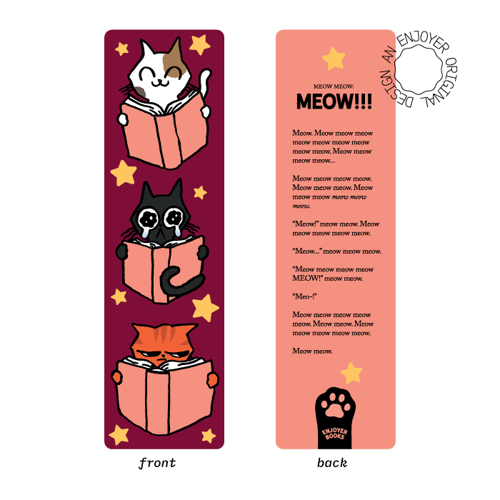 Cat Tales Bookmark