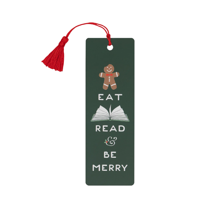 Eat, Read, & Be Merry Bookmark