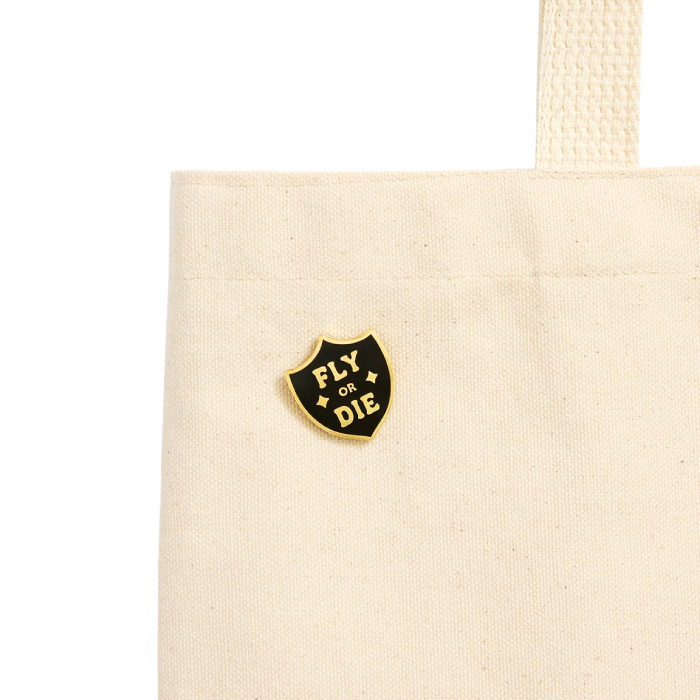Fly or Die Enamel Pin