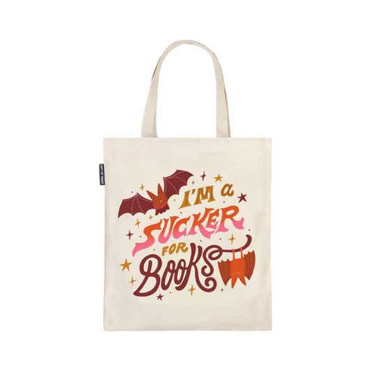 I'm a Sucker for Books Tote Bag