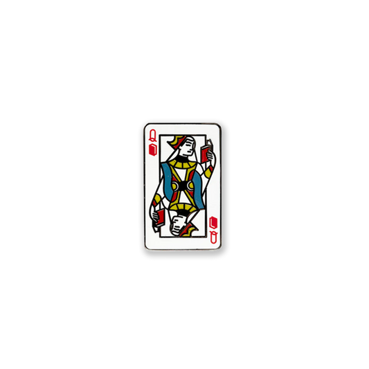 Queen of Books Enamel Pin