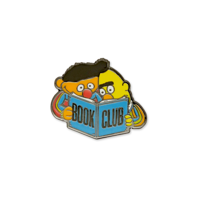 Sesame Street: Bert and Ernie Book Club Enamel Pin